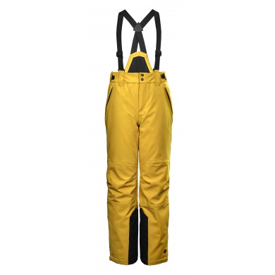 Killtec Winter Ski Pants KSW 79 (waterproof, breathable, PFC-free, snow guard, edge protection) yellow Kids